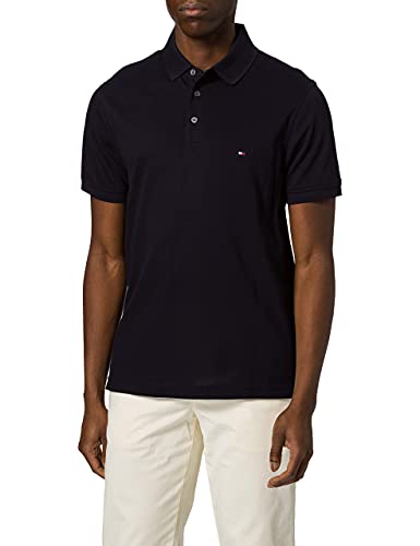 Tommy Hilfiger Męska koszulka polo 1985 slim polo (1 szt.), Pustyne niebo, XS