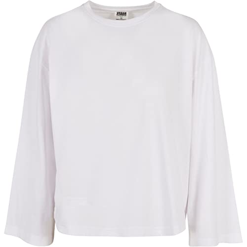 Urban Classics Damska koszulka z długim rękawem, Biały, S