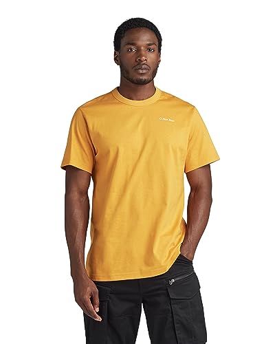 G-STAR RAW Back 3301 Gr Loose R T Koszula męska, Dull Yellow, S