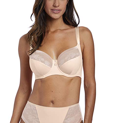 Fantasie Damski biustonosz Illusion Underwire Side Support Full Coverage Bra pełny biustonosz, naturalny/beżowy, 85F