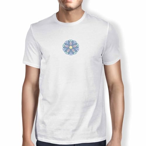 Green Fish, Basic męski T-shirt, 100% bawełna, Regular Fit, Digital Icon Printed, rozmiar: XL, kolor: biały, biały, XL