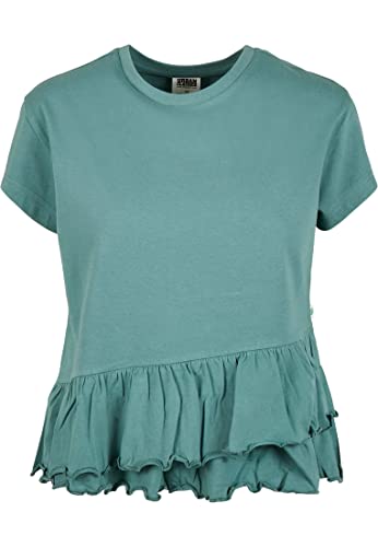 Urban Classics Damska koszulka z krótkim rękawem Organic Volant Tee