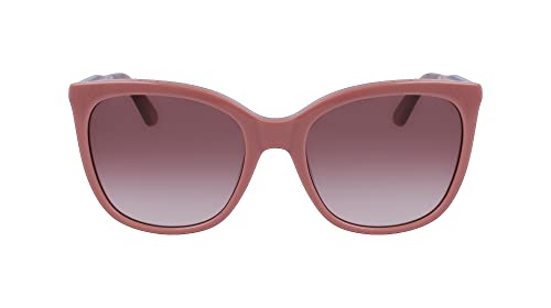 Calvin Klein Damskie okulary przeciwsłoneczne CK23500S, różowe, jeden rozmiar, róża, Rozmiar uniwersalny