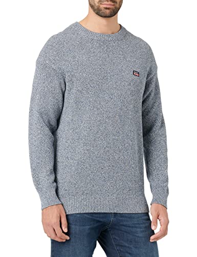GANT Sweter męski, niebieski (Evening Blue), XL