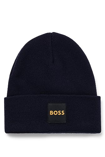 BOSS Czapka męska, ciemnoniebieska, rozmiar uniwersalny, Dark Blue404, jeden rozmiar