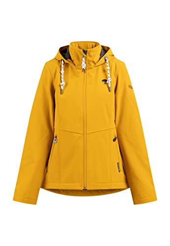 Schmuddelwedda Damska kurtka softshell 34323029, musztardowy, L