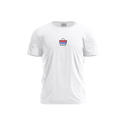 Bona Basics T-shirt męski, biały, M