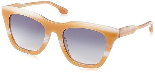 Victoria Beckham VB630S 47801 okulary, 774 Honey Horn, 53 Unisex-Dorosły, 774 Honey Horn, 53