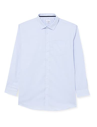 Seidensticker Męska koszula biznesowa, średni niebieski, 47