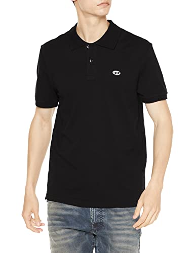 Diesel T-Smith-doval-PJ koszulka polo Koszulka męska, Czarny Czarny, 3XL