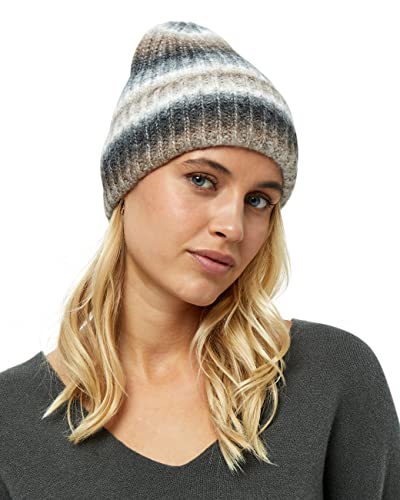 Peppercorn Damska czapka Gene Beanie 2, zimowa TWIG piaskowe paski, jeden rozmiar