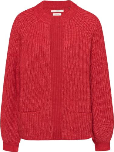BRAX Damski kardigan anique-cardigan w innowacyjnym fantazyjnym kroju z dzianiny, Flame, 40