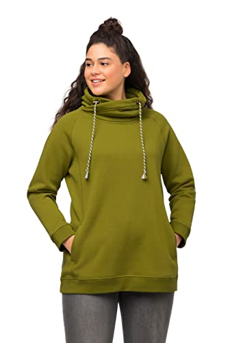 Ulla Popken Bluza damska, oliwkowy, 66-68