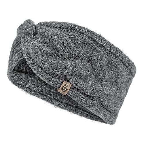 Roeckl Pleciona kaszmirowa opaska na czoło ocieplacz uszu damska zima, Flanela, Rozmiar Uniwersalny