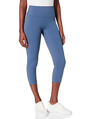 GOLDEN Spodnie damskie do jogi 7/8, legginsy sportowe, elastyczne spodnie fitness Tummy Control, czucie na karku - rozciągliwe spodnie do joggingu