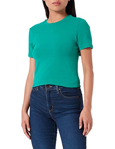 ONLY Women's ONLPURE Life S/S Slim TOP JRS T-Shirt, Pepper Green, L