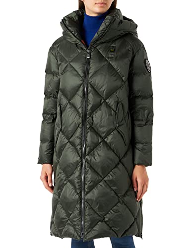 Blauer Damski wodoodporny/długi wypełnienie z piór trench alternatywny płaszcz puchowy, 678cz Wilde Lipde Int. krem dyniowy, XL