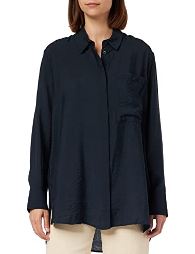 s.Oliver Bluzka damska, z długim rękawem, niebieska, 34 (DE), niebieski