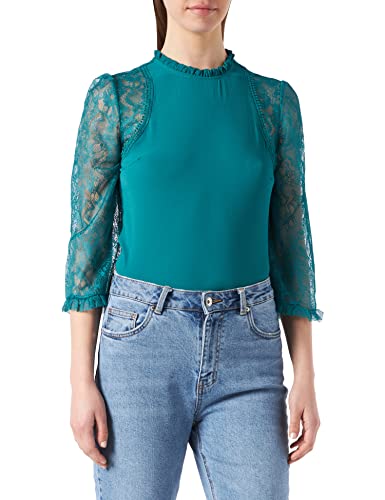 Naf Naf T-shirt damski, sukulenty, XL