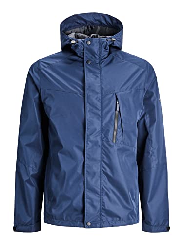 Jack & Jones Kurtka męska Jcologan Light Jacket Sn, Marynarka granatowa, S