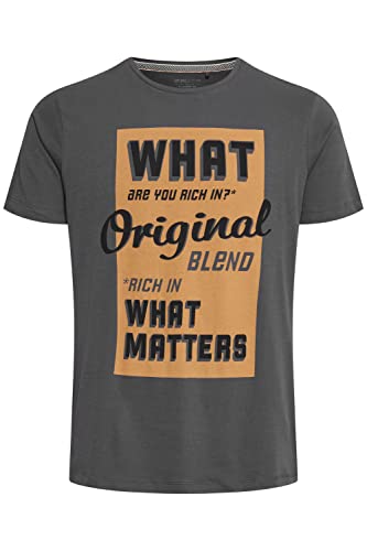 Blend T-shirt męski, 190201/Asphalt, M
