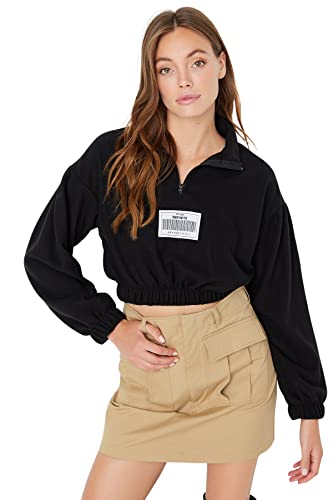 Trendyol Bluza damska, Czarny, XS