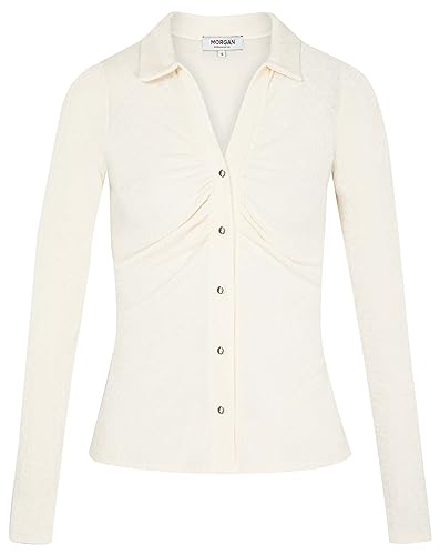 Morgan damski top TWILU kość słoniowa TXL, Kość słoniowa, XL