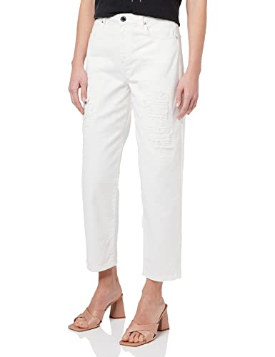 Pinko Maddie Mom Bull Rotture E Ramm Jeansy damskie, Z04_bianco Brill., 29