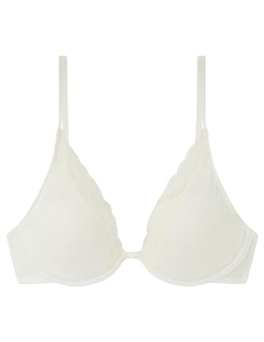 Women'secret Intuitive Biustonosz Halter Hoop I Wypełnienie Bawełna Kość Słoniowa Kobiety, kość słoni, 90B