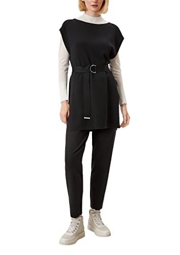 s.Oliver BLACK LABEL Kamizelka damska bez rękawów, czarny (True Black), L