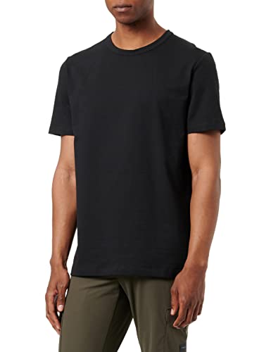 s.Oliver Męski t-shirt z krótkim rękawem, szary/czarny, L, szary/czarny, L
