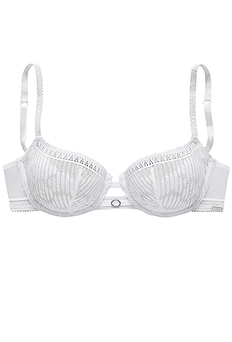 s.Oliver biustonosz z fiszbinami, biały, 70A