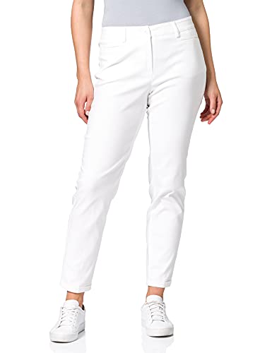 Atelier GARDEUR Klasyczne spodnie damskie, biały, 46 PL