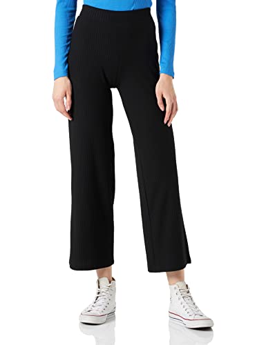 ONLY Onlemma Wide Noos JRS Ptt Pants damskie spodnie, czarny, S / 28L