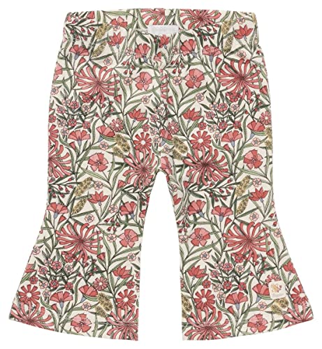 Noppies Baby Legginsy dziewczęce z nadrukiem na całej powierzchni, Krem masłowy - P959, 80 cm