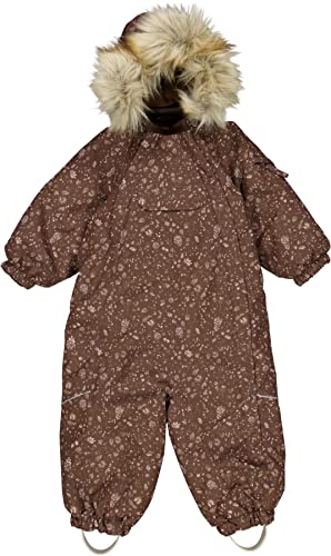 Wheat Kombinezon narciarski dla niemowląt uniseks Nickie Tech Snowsuit, Cone And Flowers, 92/2y