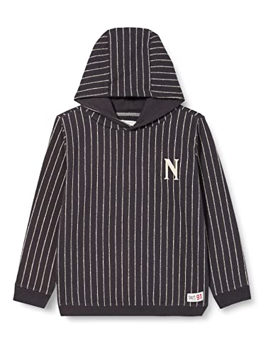 Noppies Kids Chłopięca bluza z kapturem Key West bluza z kapturem, Phantom-P008, 110
