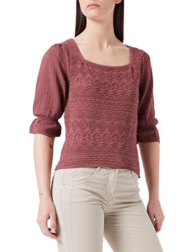 ONLY Sweter damski, Różowy brąz, XL