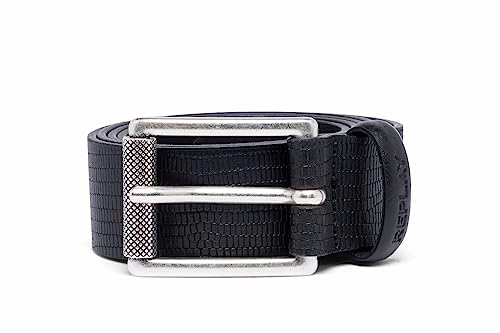 Replay Pasek unisex AX2271, 098 czarny, 105, 098 BLACK, 105