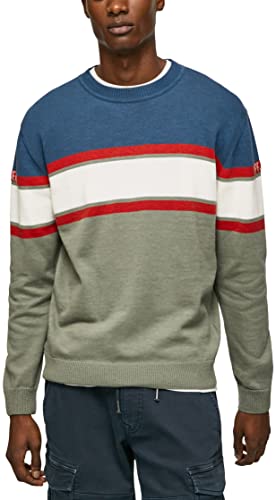 Pepe Jeans Sweter męski Pio, Zielony (casting), XS