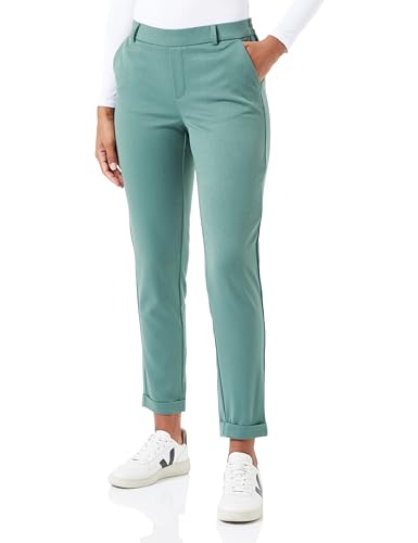 Bestseller A/S Damskie spodnie VMMAYA MR Loose SOLID Pant NOOS, Dark Forest, XS/34, Dark Forest, (XS) W / 34L