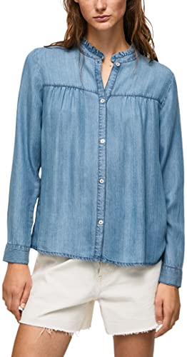 Pepe Jeans Damska koszulka Beatriz, niebieska, XL, NIEBIESKI, XL