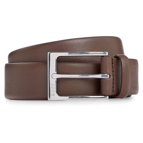 BOSS Męski pasek Evan_Sz35, Dark Brown202, 90, Dark Brown202