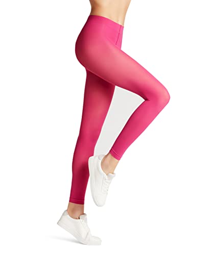 FALKE Kobiety Legginsy Pure Matt 50 DEN W LE Półprzezroczyste 50 Den Trwałe półprzezroczyste jednokolorowe 1 Sztuka, Czerwony (Berry 8390), M-L
