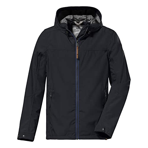 G.I.G.A. DX Męska kurtka softshell/kurtka outdoorowa z kapturem - GS 9 MN SFTSHLL JCKT, granatowa, M, 38213-000
