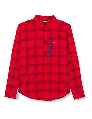 Schöffel Męski T-shirt Skallebo, Goji Berry, 48