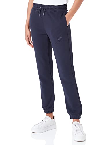 GANT Damskie spodnie dresowe Tonal Archive Shield Sweat Pants, swobodne, niebieskie (Evening Blue), standardowe, niebieski (Evening Blue), XS