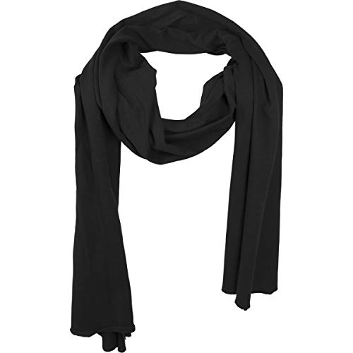 Build Your Brand Jersey Scarf Szalik, Czarny, Jeden Rozmiar Dorosły Unisex