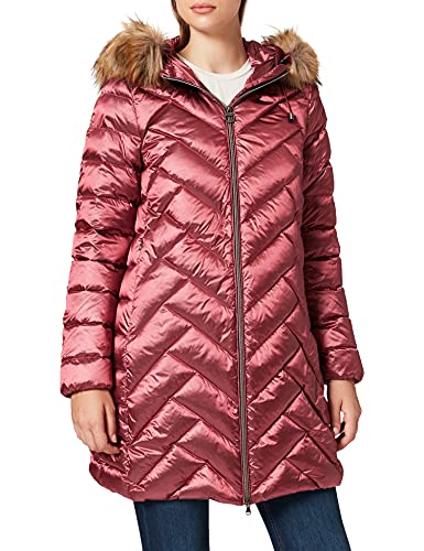 Geox Damski płaszcz puchowy W Blenda, Mauvewood, 40
