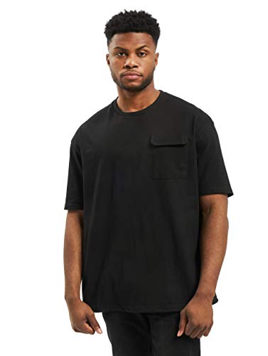 Urban Classics Męski t-shirt Heavy Boxy Tactics Tee, czarny, S